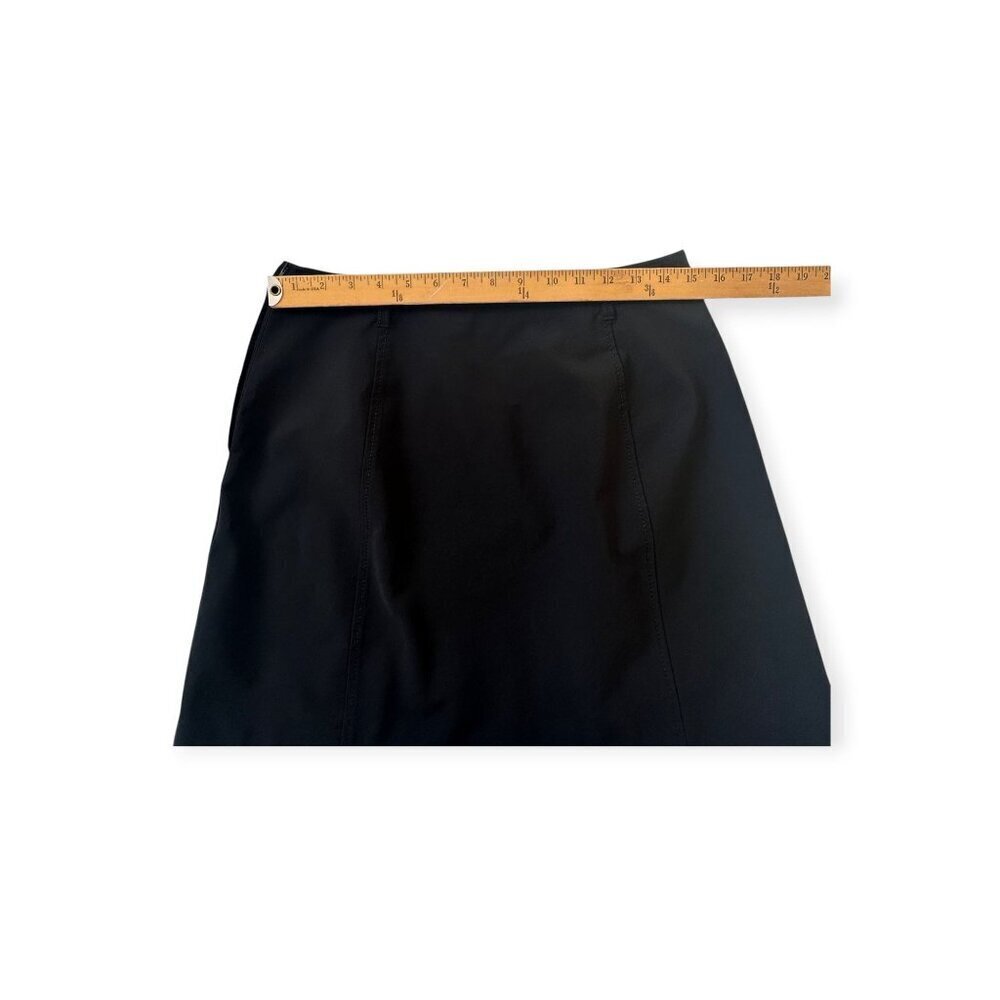 Vintage Prada Black Tech Mini Skirt IT 44 | Y2K Minimalist Made in Italy - Picture 12 of 14